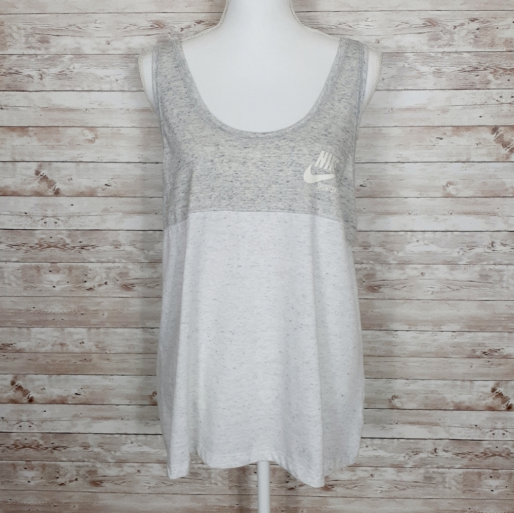 Nike Tank Top Gray White